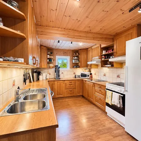 Red Cross Cabin, Spacious Mountain Semesterbostad Gol