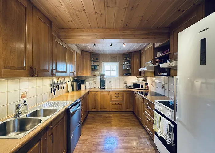 Red Cross Cabin, Spacious Mountain Feriehus Gol